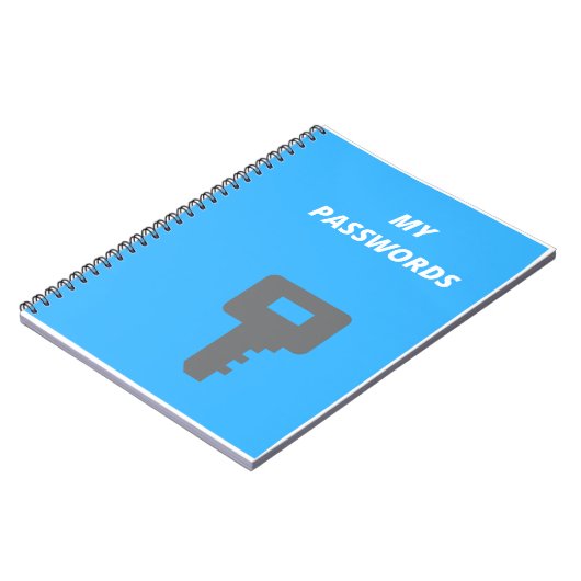 個人用インターネットアドレスとパスワードのログブック ノートブック (左側)