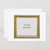 個人用エレガントフォトフレーム ポストカード (正面/裏面)