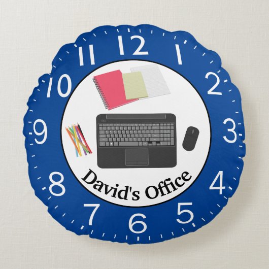 個人用オフィス ラウンドクッション (正面)