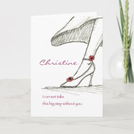 個人用カスタマイズのブライドメイドをお願いします 招待状