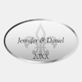 個人用カスタムに設定できるワインラベル 楕円形シール (正面)