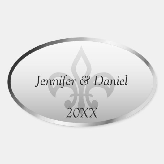 個人用カスタムに設定できるワインラベル 楕円形シール (正面)