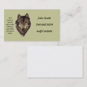 個人用カスタムウルフトーテム名刺 名刺 (正面/裏面)