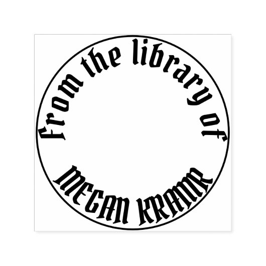 個人用カスタムライブラリスタンプ セルフインキングスタンプ (デザイン)