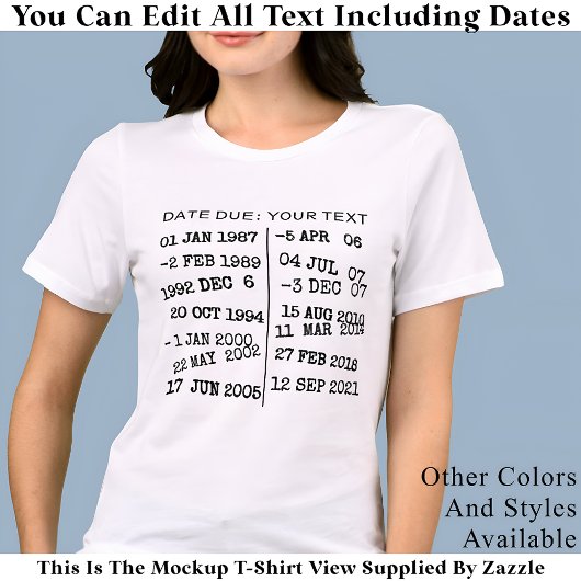 個人用カスタムライブラリ日付スタンプメモリカード01 トライブレンドＴシャツ