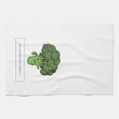 個人用キッチンガーデンの野菜ブロッコリー キッチンタオル (横)