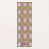 個人用シンプルカラフルの花 ヨガマット (正面)