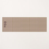 個人用シンプルカラフルの花 ヨガマット (正面(横))