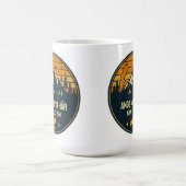 個人用スウェーデンの地名デザイン コーヒーマグカップ (中央)