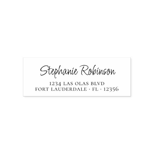 個人用スエレガントクリプトの非公式差出人住所 セルフインキングスタンプ (デザイン)