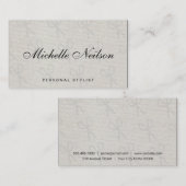 個人用スタイリストサロンツールパターン 名刺 (正面/裏面)