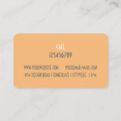 個人用スタイリスト 名刺 (裏面)