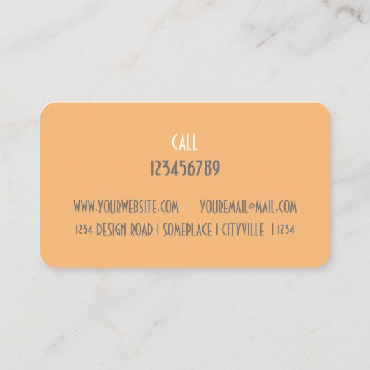 個人用スタイリスト 名刺 (裏面)