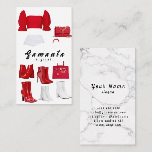 個人用スタイルコンシェルジュ 名刺 (正面/裏面)