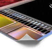 個人用ハートカスタマイズ可能ポスター ポスター (角)