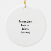 個人用バケットリスト セラミックオーナメント (裏面)