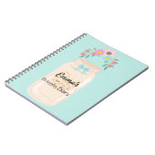 個人用パーソナライズされた日記スパイラルフォトノート ノートブック (左側)