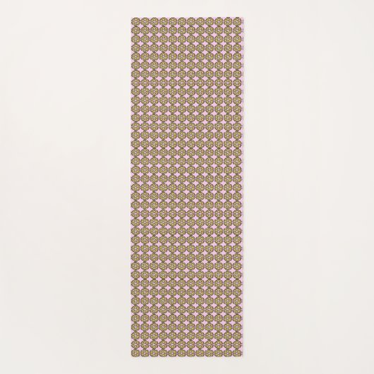 個人用ピンクの象のパターン ヨガマット (裏面)