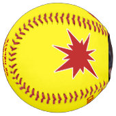 個人用フォトソフトボールシニアナイトギフトアイディア ソフトボール (正面左)