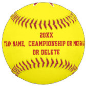 個人用フォトソフトボールシニアナイトギフトアイディア ソフトボール (裏面)