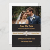 個人用フォト結婚式招待状 招待状 (正面/裏面)