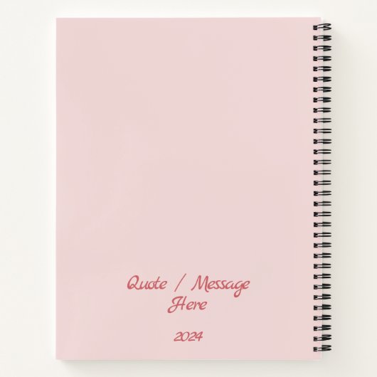 個人用フローラドッグ祈りの言葉仕訳帳マニフェス頼ト ノートブック (裏面)