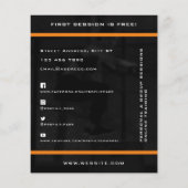 個人用プロファイルのイメージフィットネス チラシ (裏面)