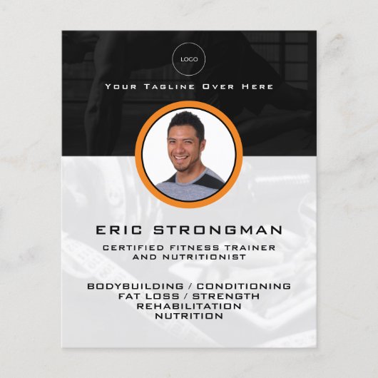 個人用プロファイルのイメージフィットネス チラシ (正面)