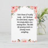 個人用ベビーシャワーのグリーティングカード | 一人称 シーズンカード (スタンド正面)