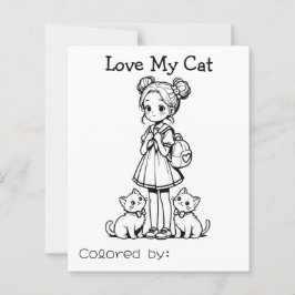 個人用ページの色子供へ付け | アニメは私の猫を愛している