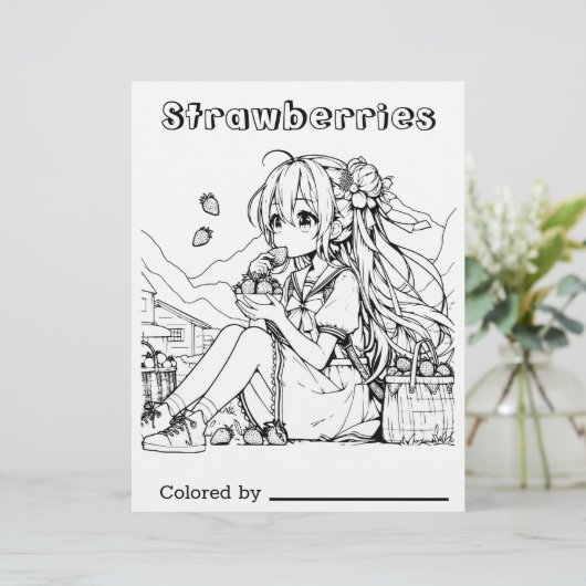 個人用ページの色子供へ付け | アニメガールストロベリー (スタンド正面)