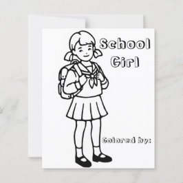 個人用ページの色子供へ付け | アニメスクールガール