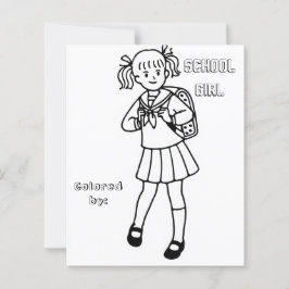 個人用ページの色子供へ付け | アニメスクールガール