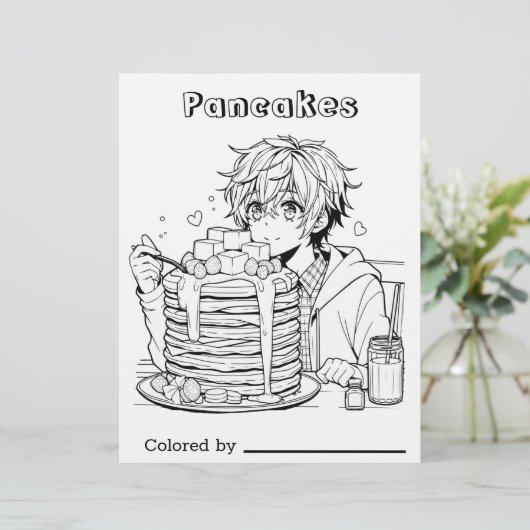 個人用ページの色子供へ付け | アニメボーイ食べズパンケーキ (スタンド正面)