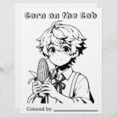 個人用ページの色子供へ付け | コーンオンザコブ (正面/裏面)