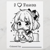 個人用ページの色子供へ付け | タコス・アニメ・ガール大好き (正面)