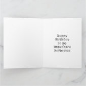 個人用ページの色 | アニメスーパーヒーローガールビッグ誕生日 カード (内部)