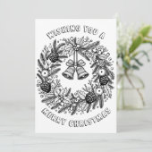 個人用ページの色 | クリスマスリース シーズンカード (スタンド正面)