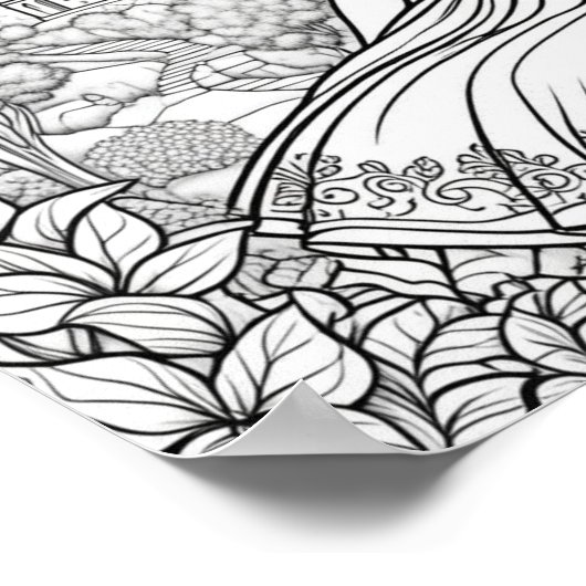 個人用ページの色 | プリンセスかわいらしと城 ポスター (角)