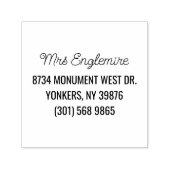 個人用ホームオフィス郵送返送先住所 セルフインキングスタンプ (デザイン)