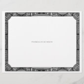 個人用モダンに設定する完了証明書 (裏面)