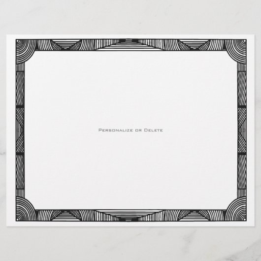 個人用モダンに設定する完了証明書 (裏面)