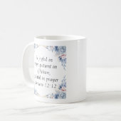 個人用ユニークのマグカップ | カスタム文字とイメージ コーヒーマグカップ (正面左)