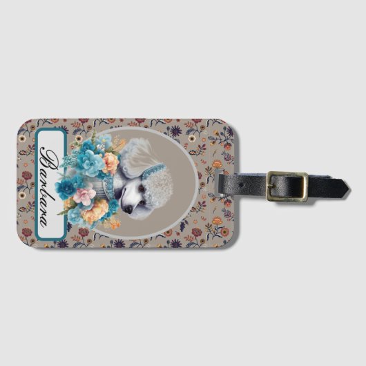 個人用ヴィンテージプール ラゲッジタグ (正面横)