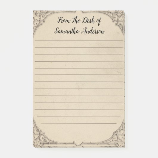 個人用ヴィンテージ動揺してアンティーク ポストイット (正面)