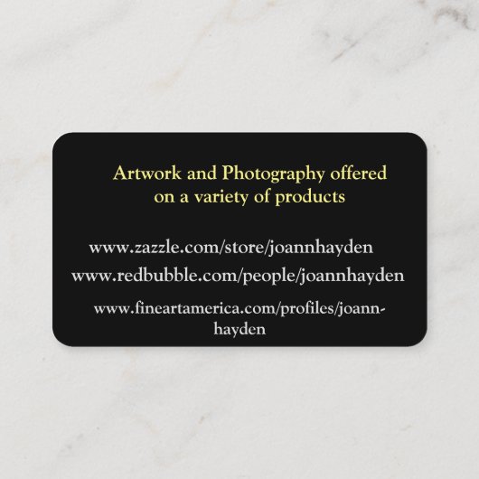 個人用名刺 名刺 (裏面)