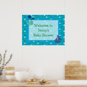 個人用帆船航海の赤ちゃんシャワーポスター ポスター (キッチン)