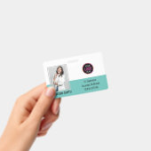 個人用従業員写真付きIDカード 社内セキュリティ対策 バッジ (手持ち)