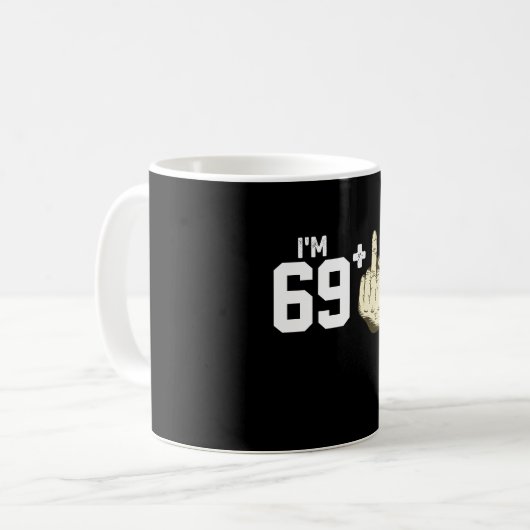 個人用指のおもしろい衣装誕生日 コーヒーマグカップ (正面左)