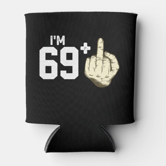 個人用指のおもしろい衣装誕生日 缶クーラー (正面)